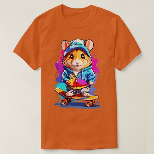 Chibi stijl hamster t-shirt (Design voorkant)