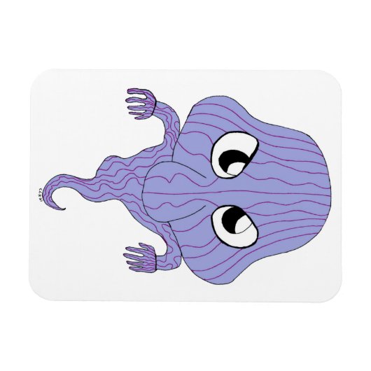 Chibi-stijl spook magneet (Horizontaal)