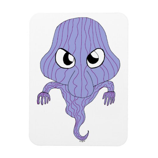 Chibi-stijl spook magneet (Verticaal)