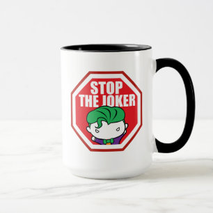 Chibi "Stop the Joker"-teken Mok