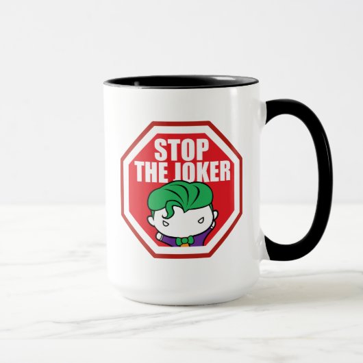 Chibi "Stop the Joker"-teken Mok (Rechts)