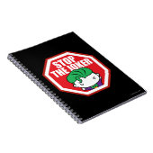 Chibi "Stop the Joker"-teken Notitieboek (Rechterzijde)