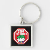 Chibi "Stop the Joker"-teken Sleutelhanger (Voorkant)