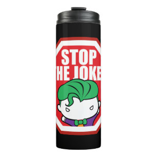 Chibi "Stop the Joker"-teken Thermosbeker