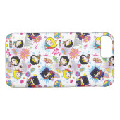 Chibi Super Heroine Pattern Case-Mate iPhone Case (Achterkant (Horizontaal))