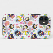 Chibi Super Heroine Pattern Case-Mate iPhone Case (Achterkant (horizontaal))