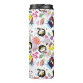 Chibi Super Heroine Pattern Thermosbeker (Achterkant)