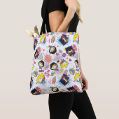 Chibi Super Heroine Pattern Tote Bag (Dichtbij)