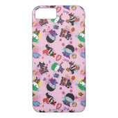 Chibi Super Villain Action Pattern Case-Mate iPhone Case (Achterkant)