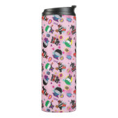 Chibi Super Villain Action Pattern Thermosbeker (Gedraaid links)