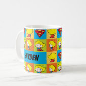 Chibi Supergirl Character Turnround Koffiemok (Voorkant links)