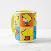 Chibi Supergirl Character Turnround Mok (Voorkant links)