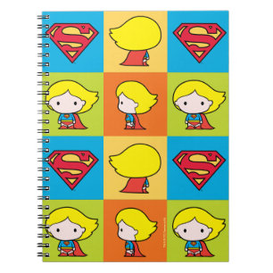 Chibi Supergirl Character Turnround Notitieboek