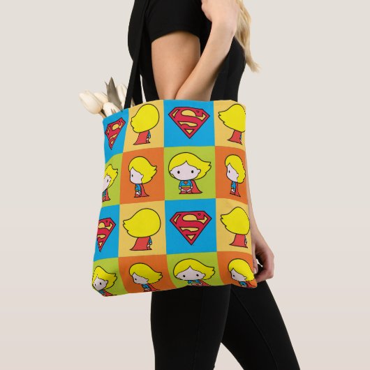 Chibi Supergirl Character Turnround Tote Bag (Dichtbij)