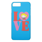 Chibi Supergirl LOVE Case-Mate iPhone Case (Achterkant)