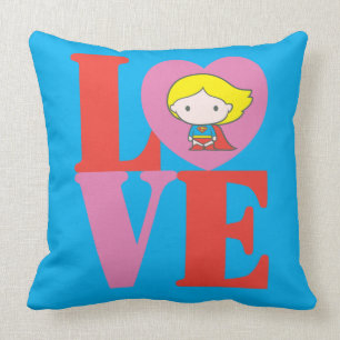 Chibi Supergirl LOVE Kussen