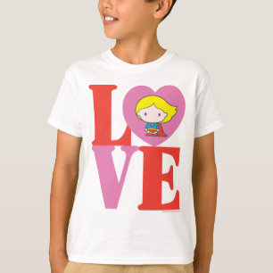 Chibi Supergirl LOVE T-shirt