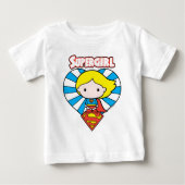 Chibi Supergirl Starburst Heart en Logo (Voorkant)