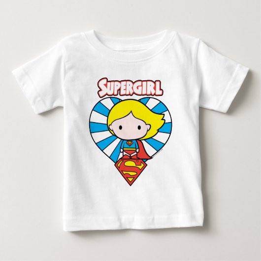 Chibi Supergirl Starburst Heart en Logo (Voorkant)