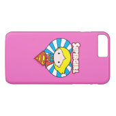 Chibi Supergirl Starburst Heart en Logo Case-Mate iPhone Case (Achterkant (Horizontaal))