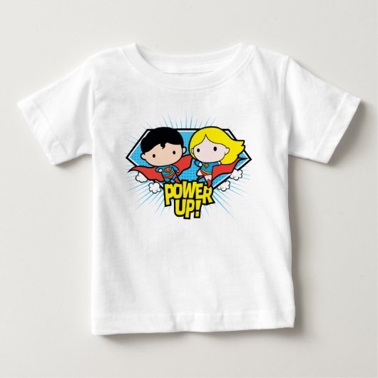 Chibi Superman en Chibi Supergirl Power Up! (Voorkant)