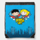 Chibi Superman en Chibi Supergirl Power Up! Trekkoord Rugzakje (Voorkant)