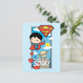 Chibi Superman - Je maakt mijn hartsbodem Valentij Feestdagenkaart (Staand voorkant)