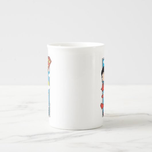 Chibi Superman - Je maakt mijn hartsbodem Valentij Porselein Kop (Voorkant)