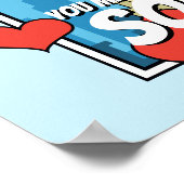 Chibi Superman - Je maakt mijn hartsbodem Valentij Poster (Hoek)