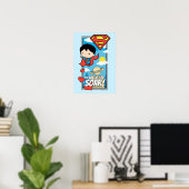 Chibi Superman - Je maakt mijn hartsbodem Valentij Poster (Thuiskantoor)
