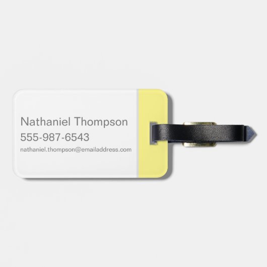 Chibi SYLVESTER™ achter TWEETY™ Bagagelabel (Achterkant horizontaal)