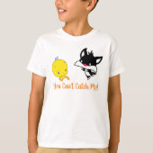 Chibi SYLVESTER™ achter TWEETY™ T-shirt (Voorkant)