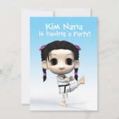 Chibi Taekwondo Kaart (Voorkant)