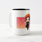 Chibi Tai - De Mok! Tweekleurige Koffiemok (Voorkant links)