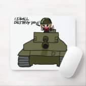 Chibi Tank Mousepad Muismat (Met muis)