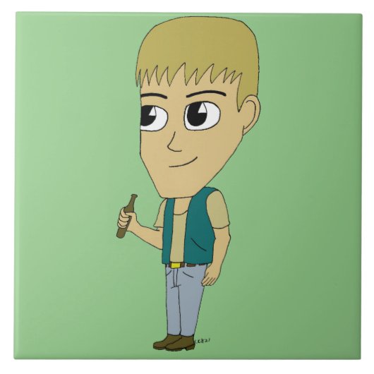 chibi tegeltje (Voorkant)