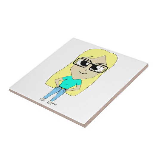 chibi tegeltje (Zijkant)