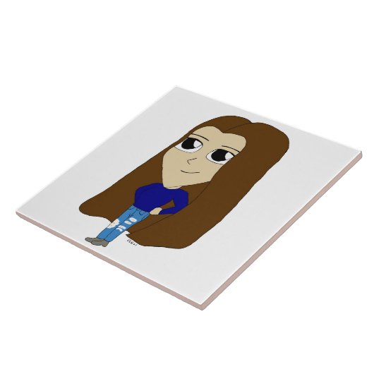 chibi tegeltje (Zijkant)