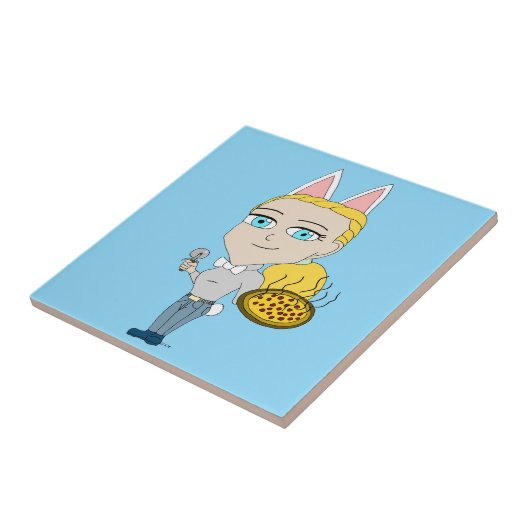 chibi tegeltje (Zijkant)