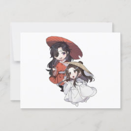 Chibi Tgcf Ansichtkaart Briefkaart