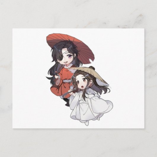 Chibi Tgcf Ansichtkaart Briefkaart (Voorkant)