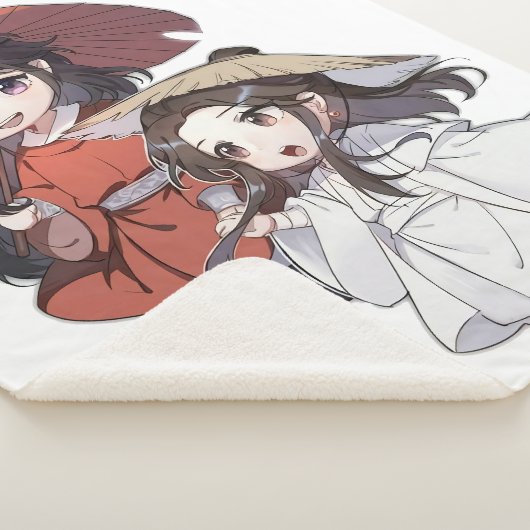 Chibi Tgcf Blanket Sherpa Deken (3/4)