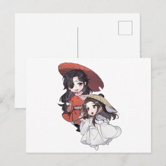 Chibi Tgcf Postcard Briefkaart (Voorkant / Achterkant)