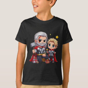 Chibi Thor en zijn zoon T-shirt