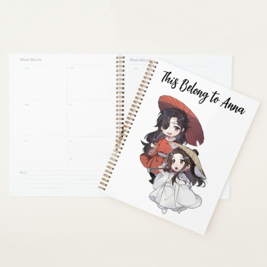 Chibi Tianguan Cifu Customized Planner (Display)