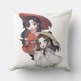 Chibi Tianguancifu Throw Pillow Kussen