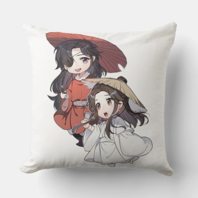 Chibi Tianguancifu Throw Pillow Kussen (Voorkant)