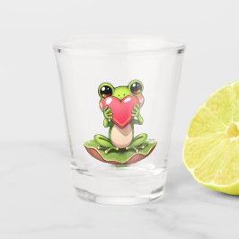 Chibi Toad in Pink and Green Shot Glas