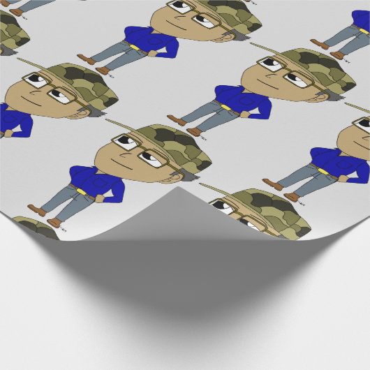 chibi-toets cadeaupapier (Hoek)