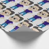 chibi-toets cadeaupapier (Hoek)